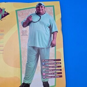 Full‎ Cut Rubies Doctor Costume Plus Size 46 52 Jacket Size with Props